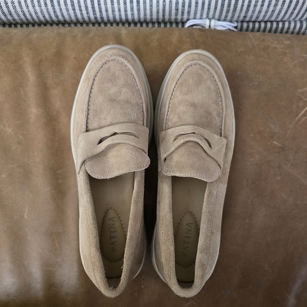 Portland Leather Women's Brown Suede Loafers